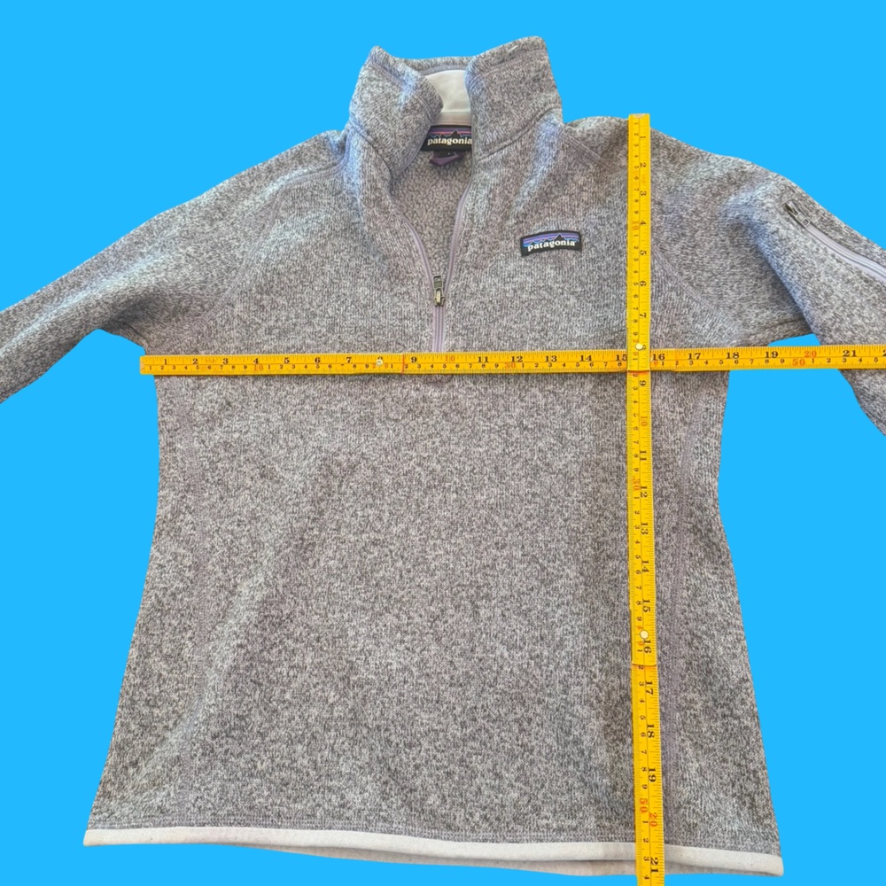 Patagonia 1/4 Zip Purple Better Sweater - Picture 4 of 6